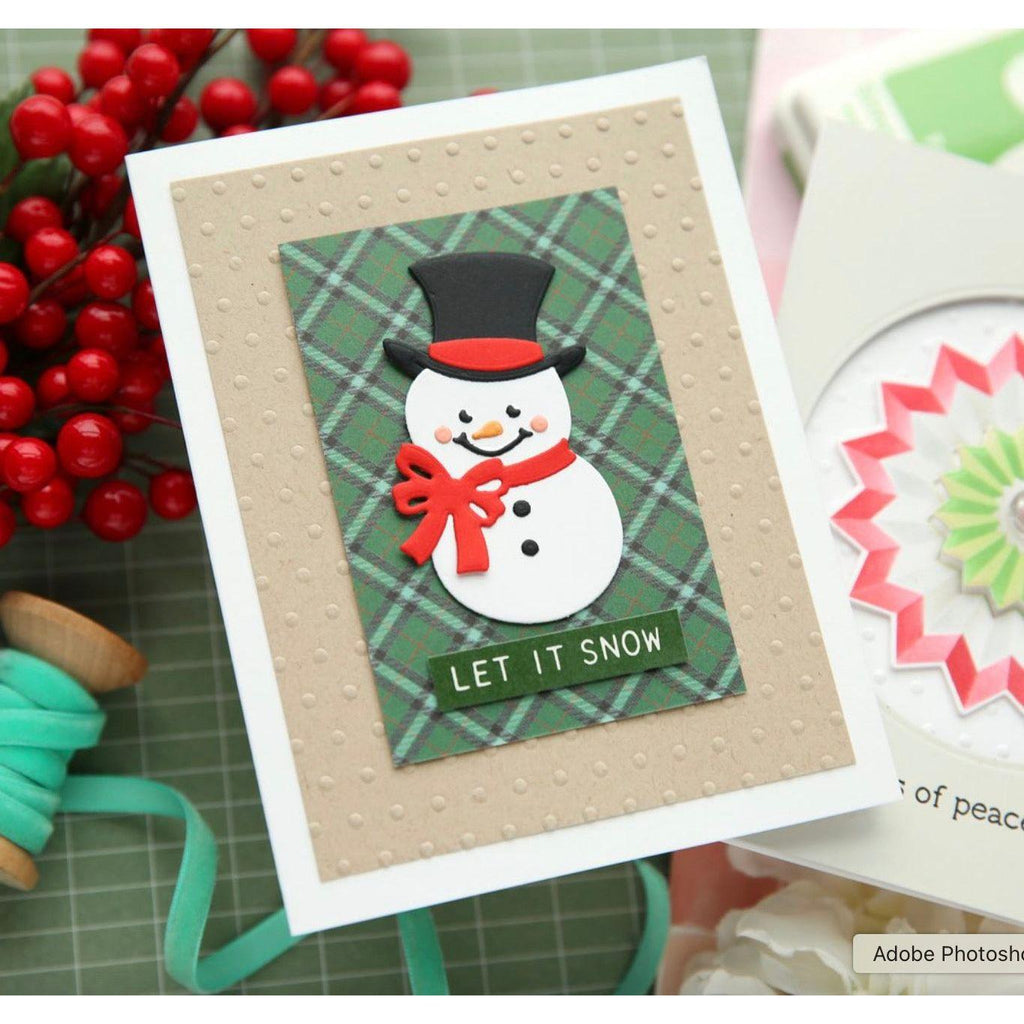 Simon Says Stamp Festive Snowman Wafer Dies 1244sd Christmas Card | color-code:ALT02