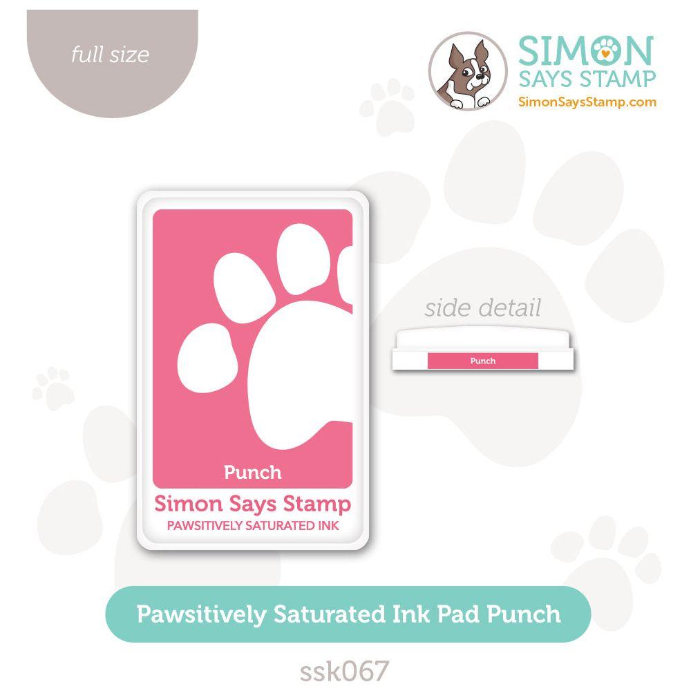 Simon Says Stamp Pawsitively Saturated Ink Pad Punch ssk067 Diecember