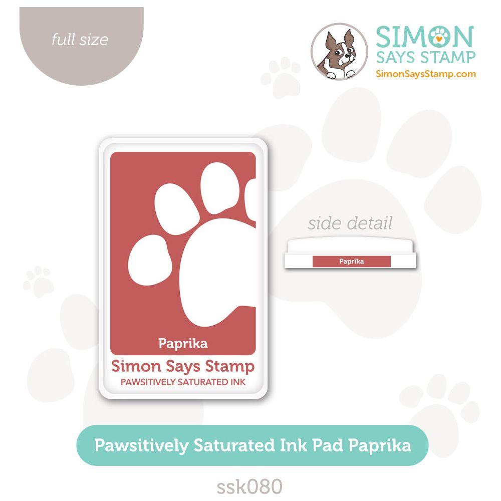 Simon Says Stamp Pawsitively Saturated Ink Pad Paprika ssk080 All The Joy