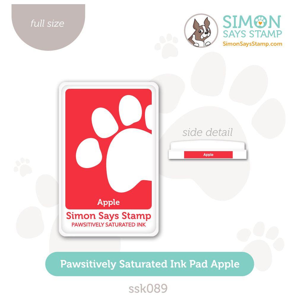 Simon Says Stamp Pawsitively Saturated Ink Pad Apple ssk089