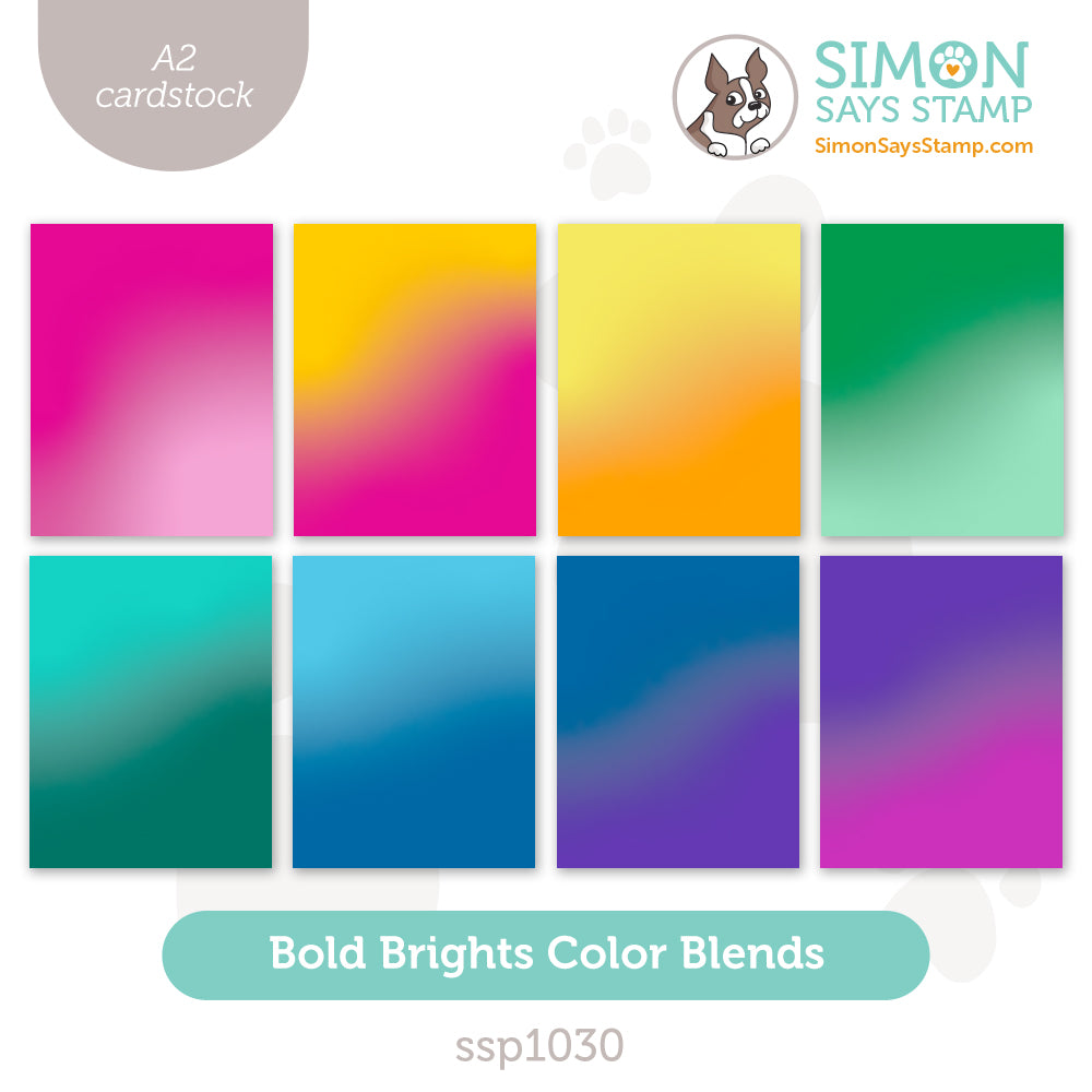 Simon Says Stamp Bold Brights Color Blend Cardstock Assortment ssp1030 Sunny Vibes