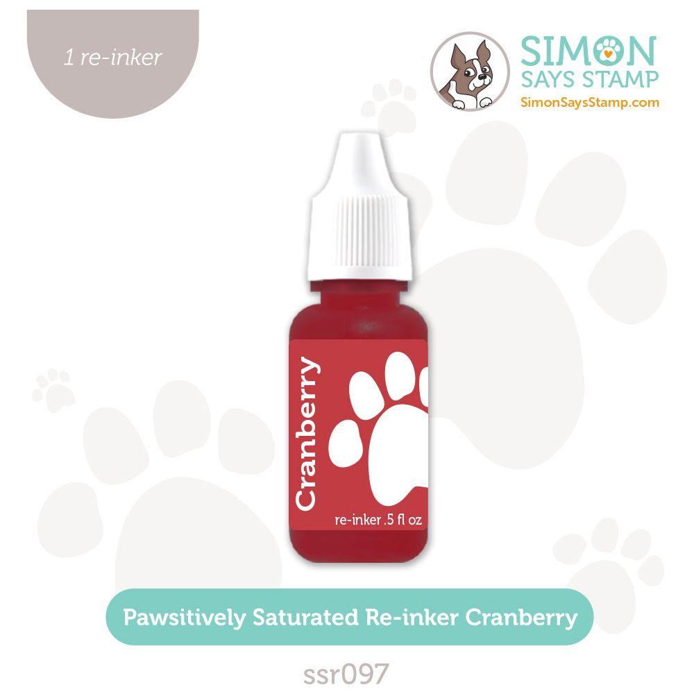 Simon Says Stamp Pawsitively Saturated Re-Inker Cranberry ssr097 Sweet Wishes