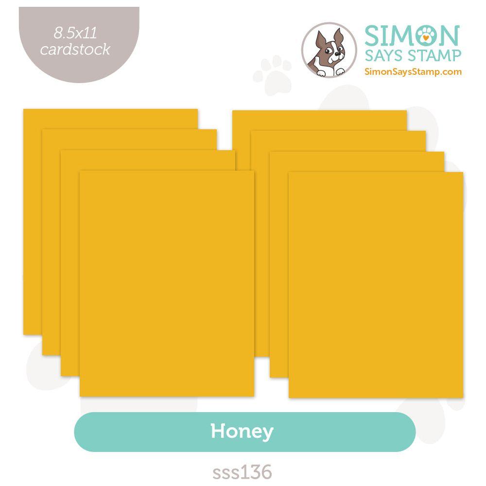 Simon Says Stamp Cardstock 100lb Honey sss136 DieCember