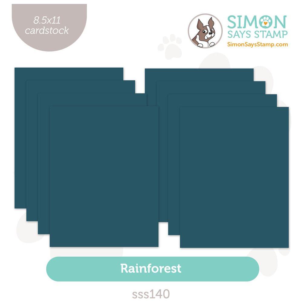 Simon Says Stamp Cardstock 100lb Rainforest sss140 DieCember