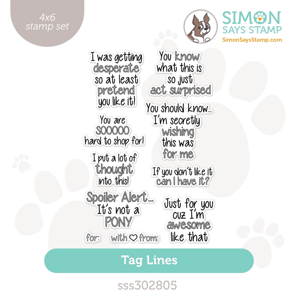 Simon Says Clear Stamps Etched Greetings sss202519c