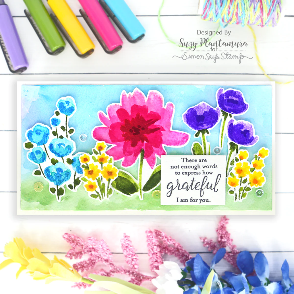 Simon Says Stamps and Dies Fresh Air Flowers