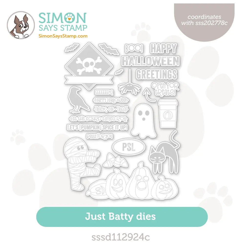 Simon Says Stamp Just Batty Wafer Dies sssd112924c