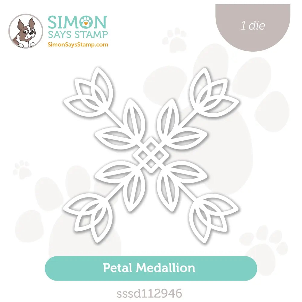 Simon Says Stamp Petal Medallion Wafer Dies sssd112946 Diecember