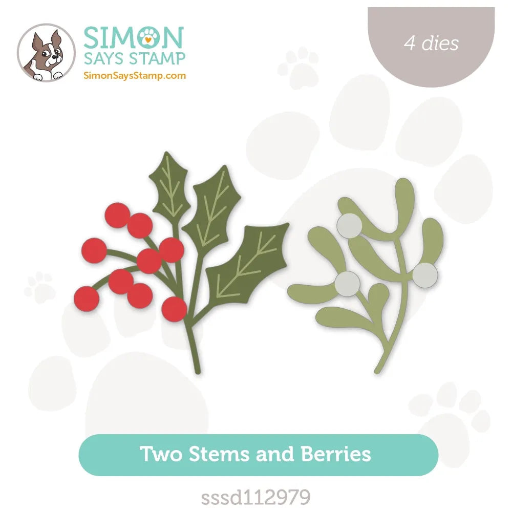 Simon Says Stamp 2 Stems and Berries Die Set