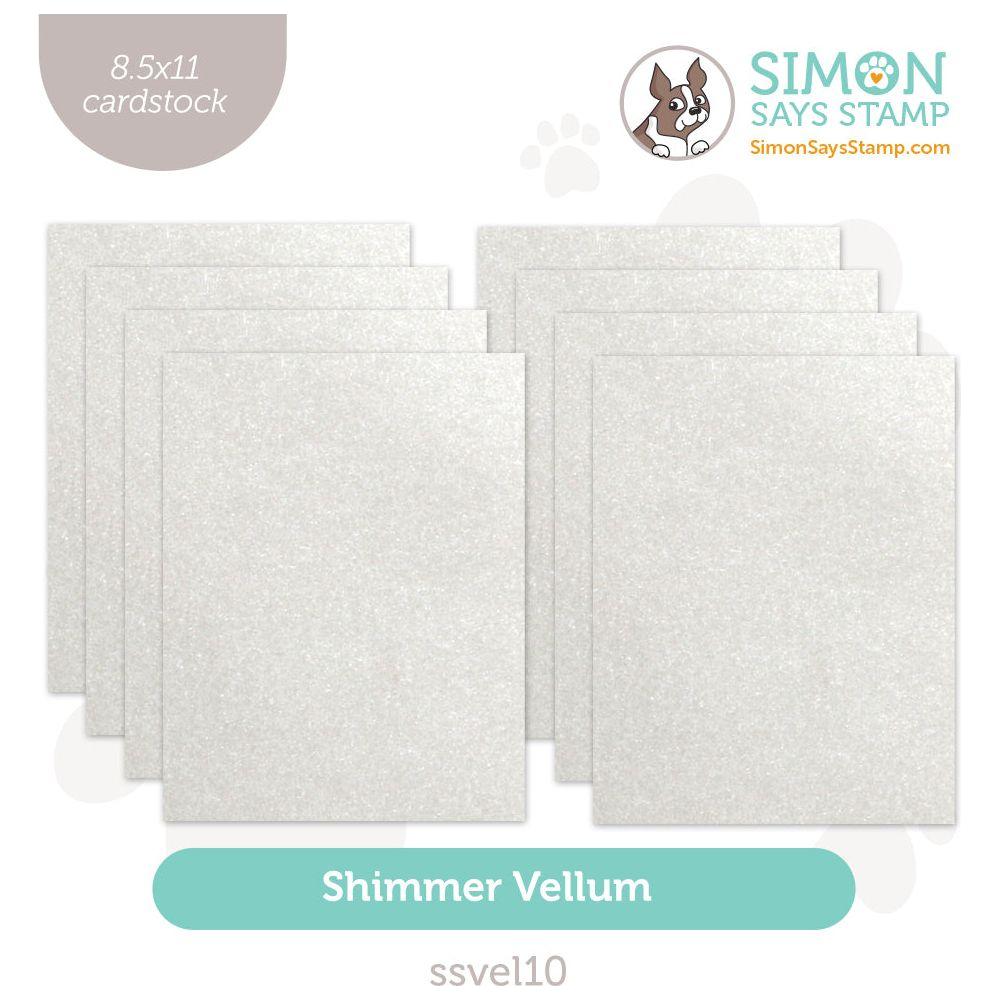 Simon Says Stamp Shimmer Vellum ssvel10 DieCember