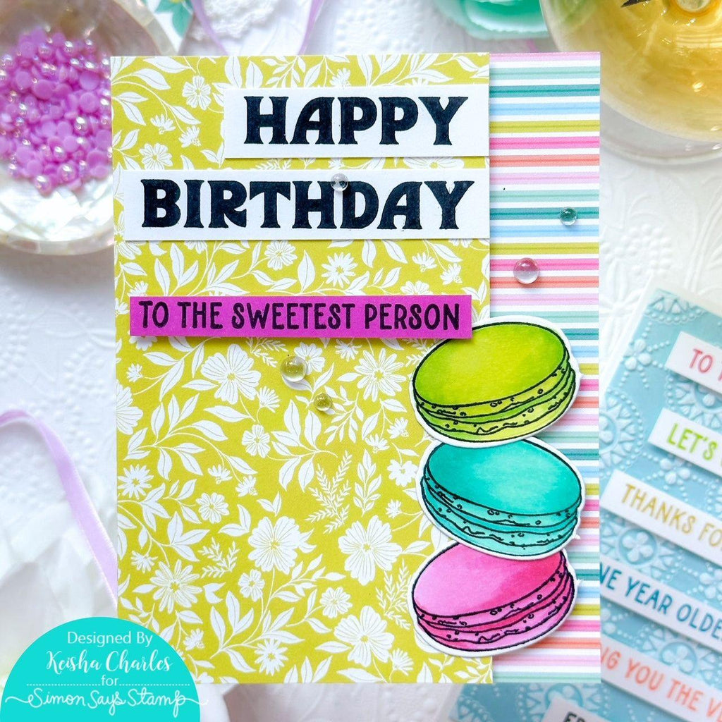 Simon Says Clear Stamps Sweet Birthday 2009ssc Birthday Card | color-code:ALT17