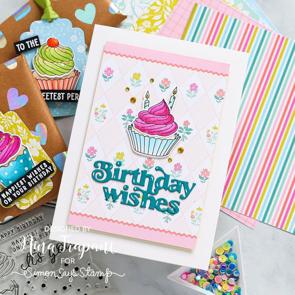 Simon Says Clear Stamps Sweet Birthday 2009ssc Birthday Card