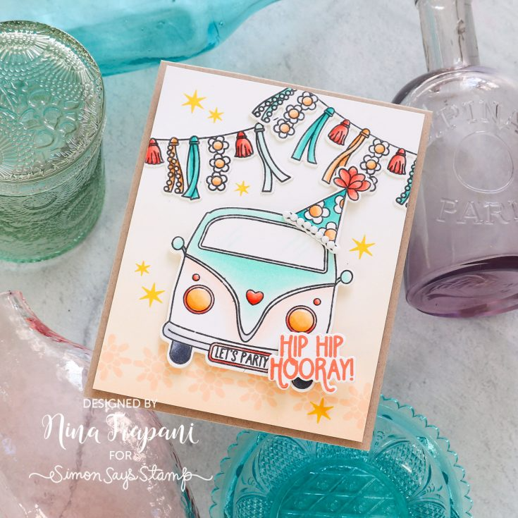 Simon Says Clear Stamps Boho Party sss202776c Boho Birthday Card | color-code:ALT02