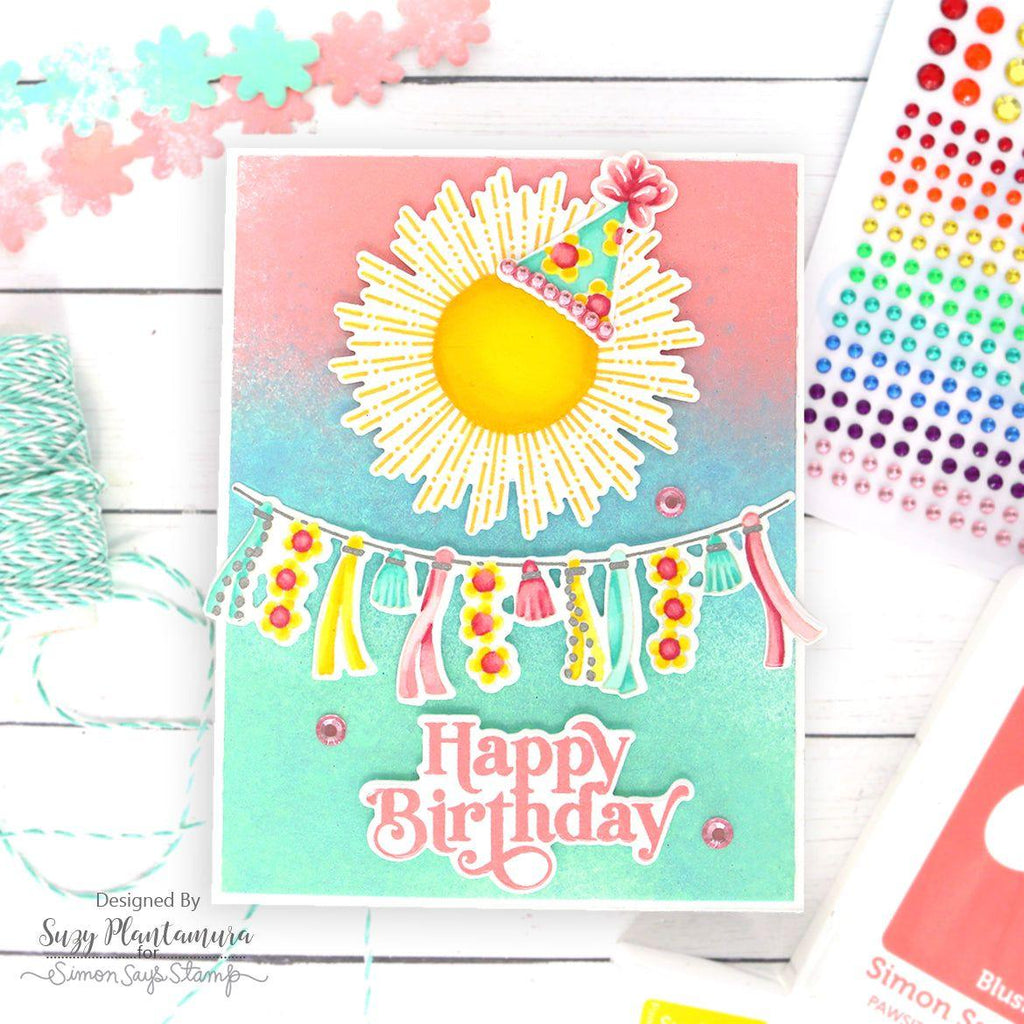 Simon Says Clear Stamps Boho Party sss202776c Boho Birthday Card | color-code:ALT05