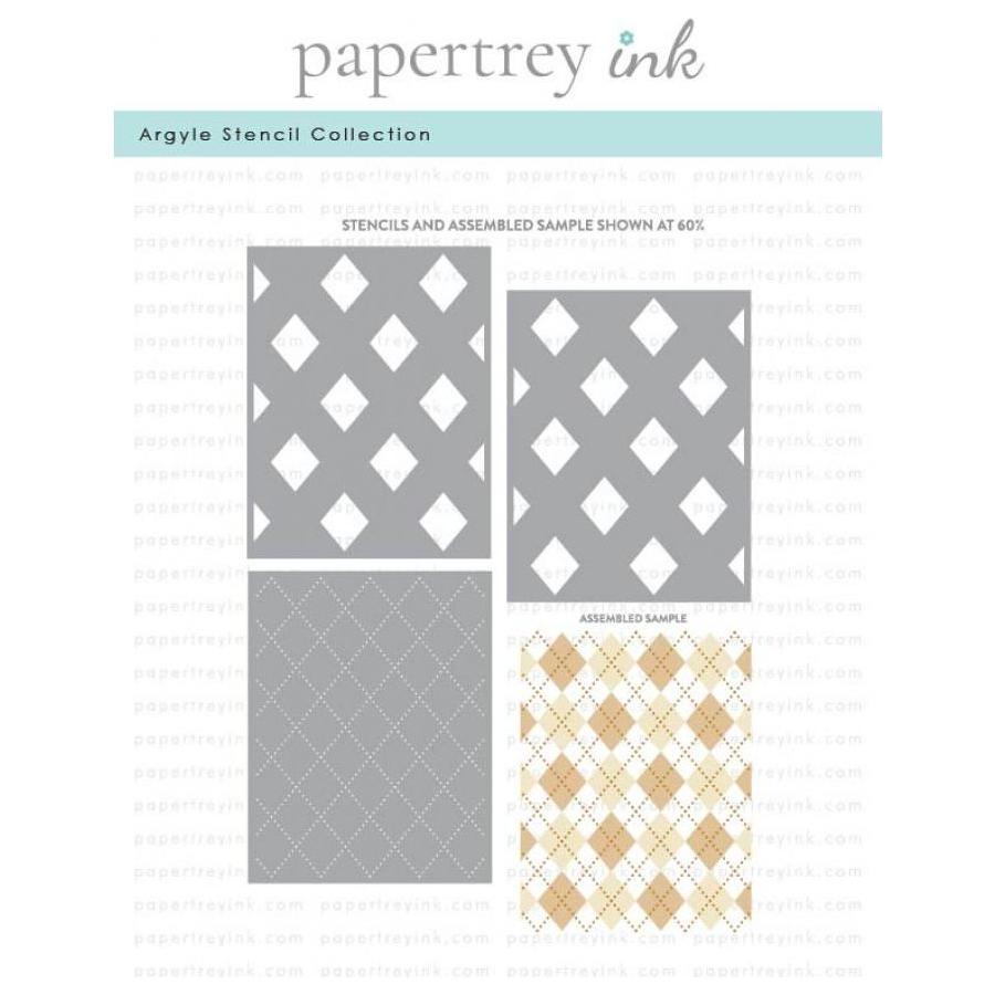 Papertrey Ink Argyle Stencils-0068