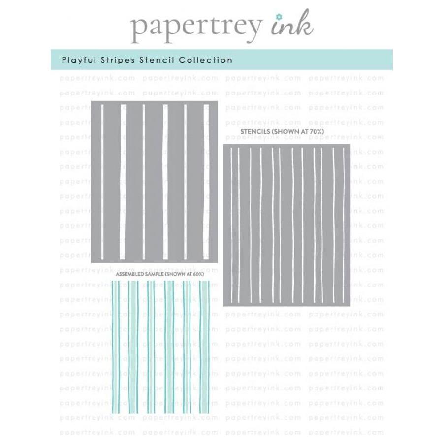 Papertrey Ink Playful Stripes Stencils-0070