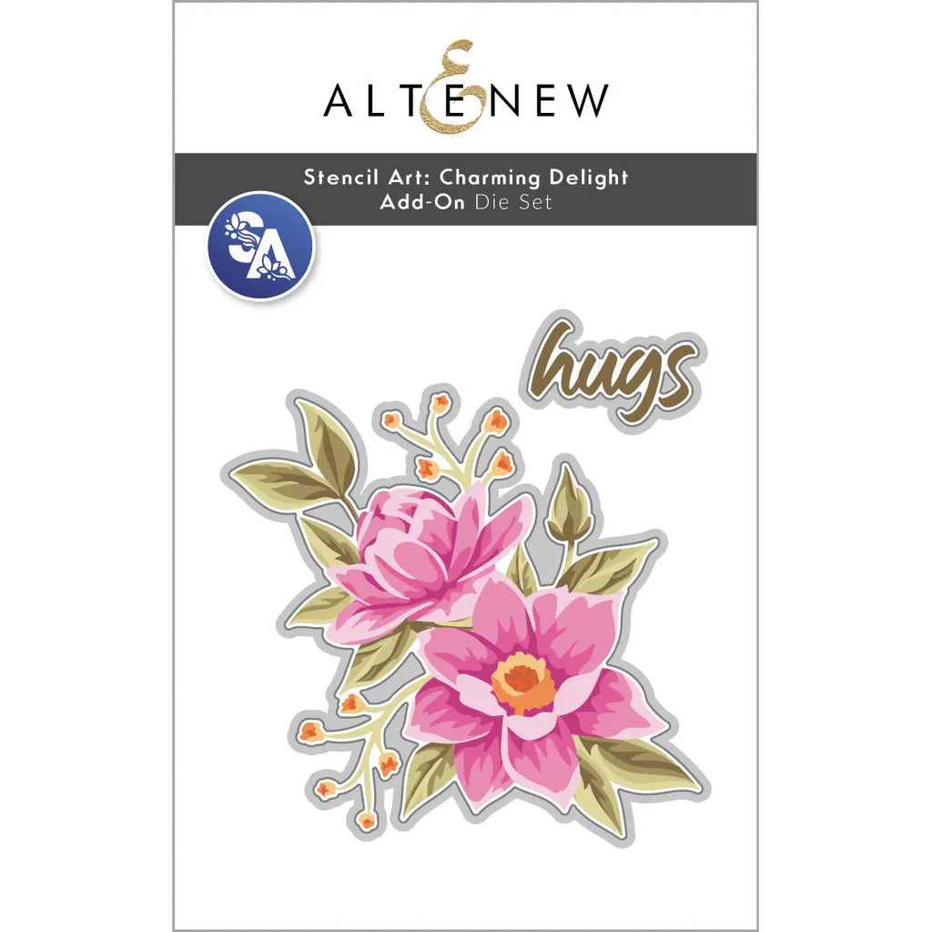 Altenew Stencil Art Charming Delight Add-on Dies alt10107