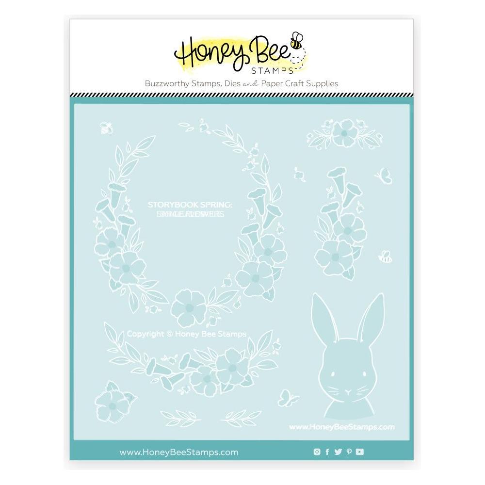 Honey Bee Storybook Spring Stencil Set Of 4 hbsl-143 Detailed Product View