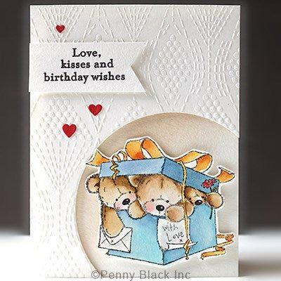 Penny Black With Love Clear Stamps 31-042 birthday wishes