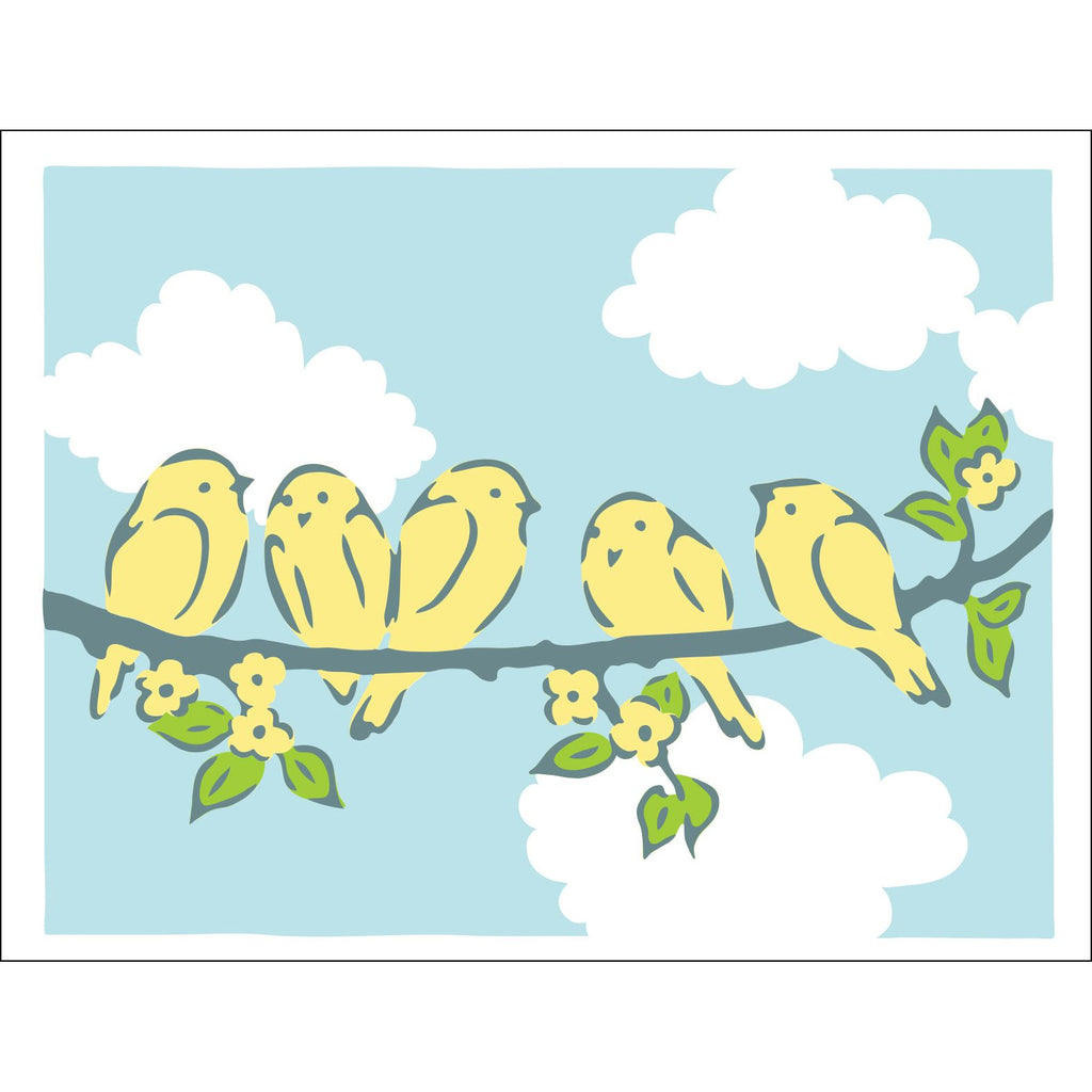 The Crafter’s Workshop Layered Birds on a Branch 8.5x11 Stencils tcw6067 print