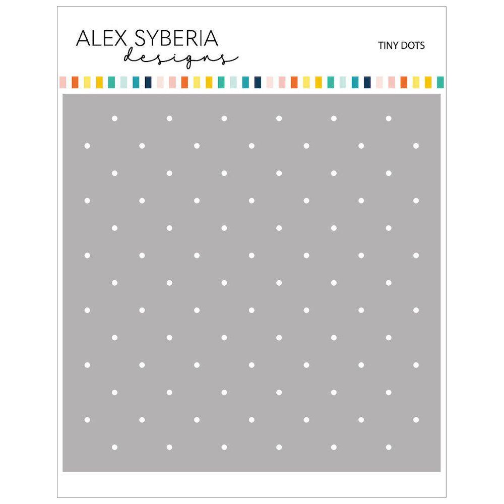 Alex Syberia Designs Tiny Dots Stencil asdste87