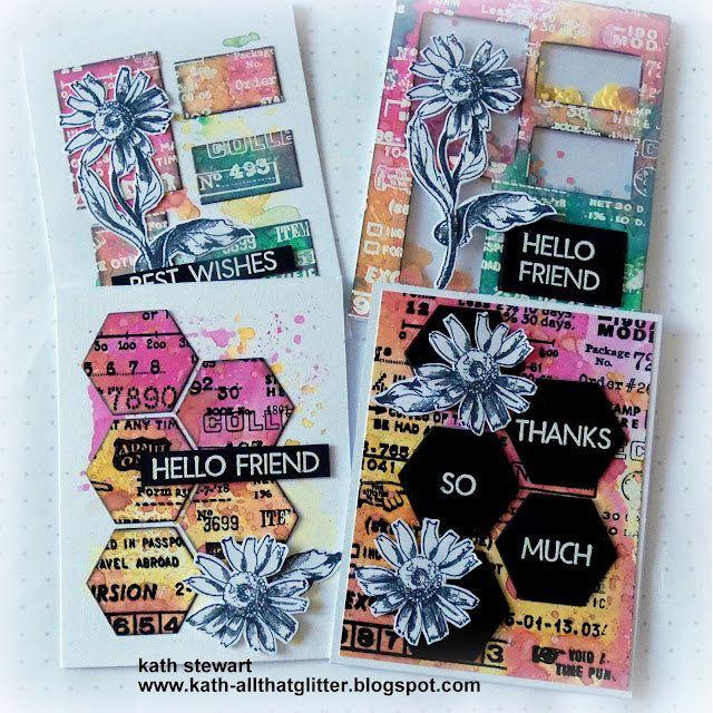 PREORDER Tim Holtz Cling Rubber Stamps Tidbits cms488 hello friend | color-code:ALT01