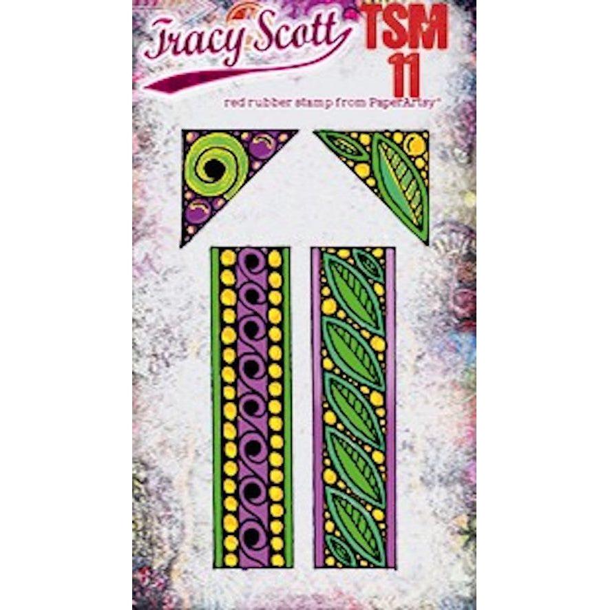 Paper Artsy Tracy Scott Mini Pattern 11 Cling Stamps tsm11