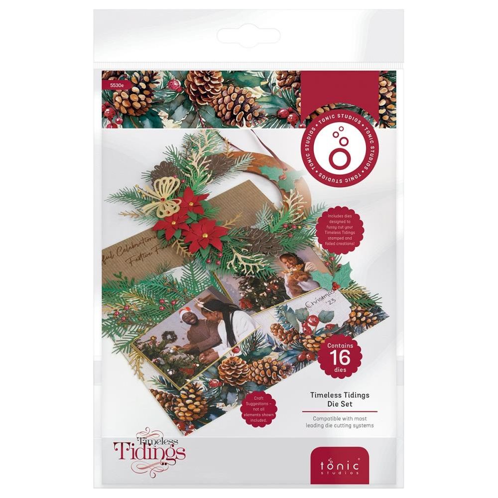 Tonic Timeless Tidings Stamps Dies And Stencils Bundle Dies