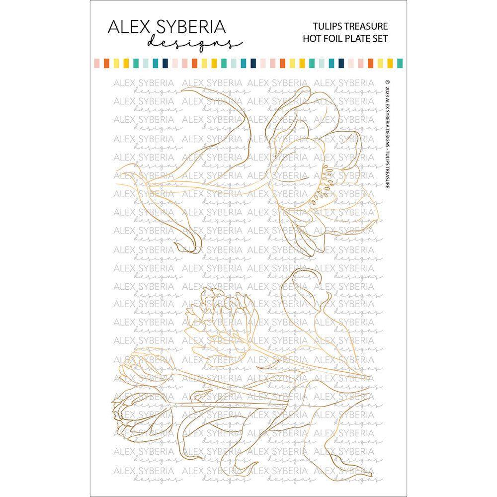 Alex Syberia Designs Tulips Treasure Hot Foil Plate Set asdhf84