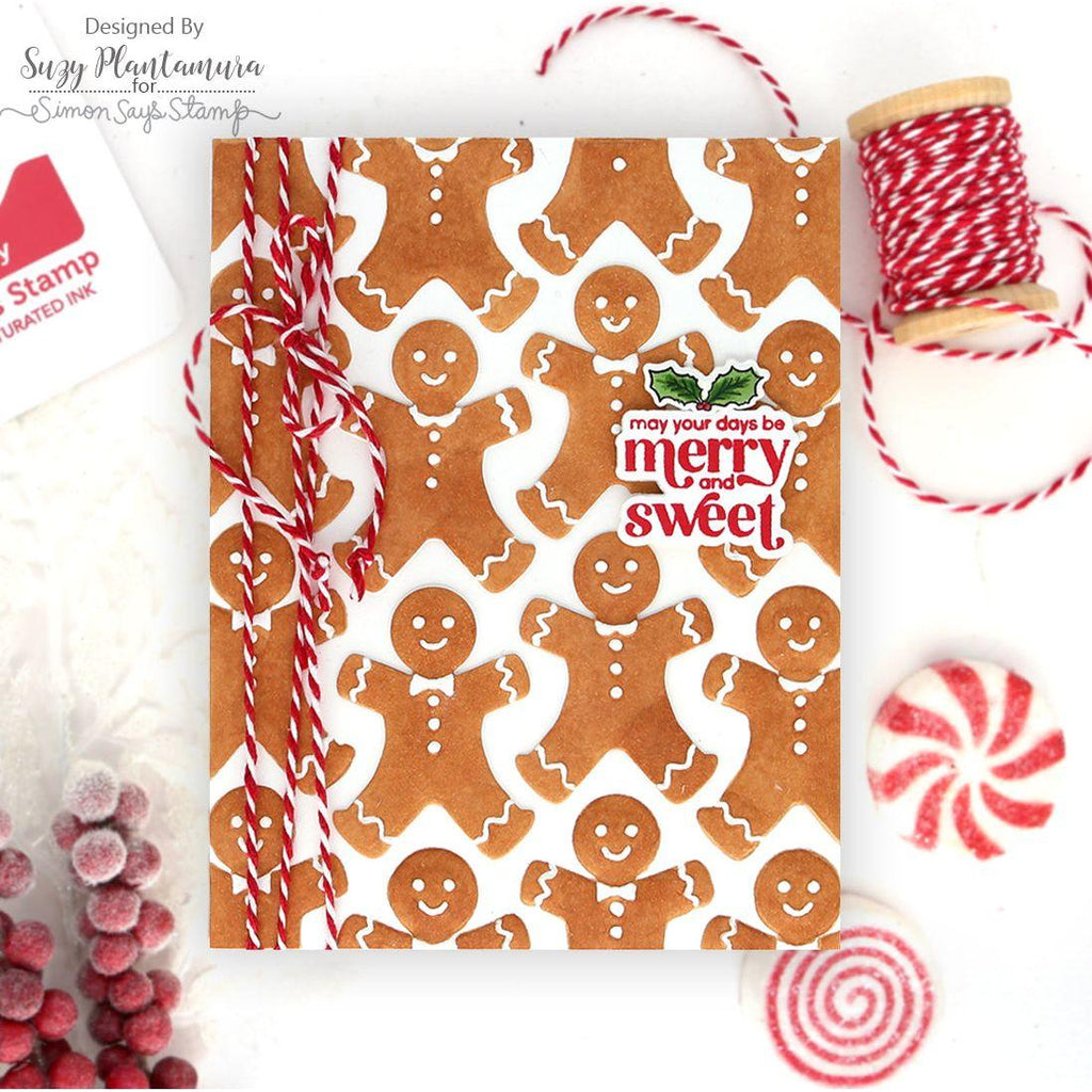 Simon Says Stamp Red and White Bakers Twine st0157 | color-code:ALT04