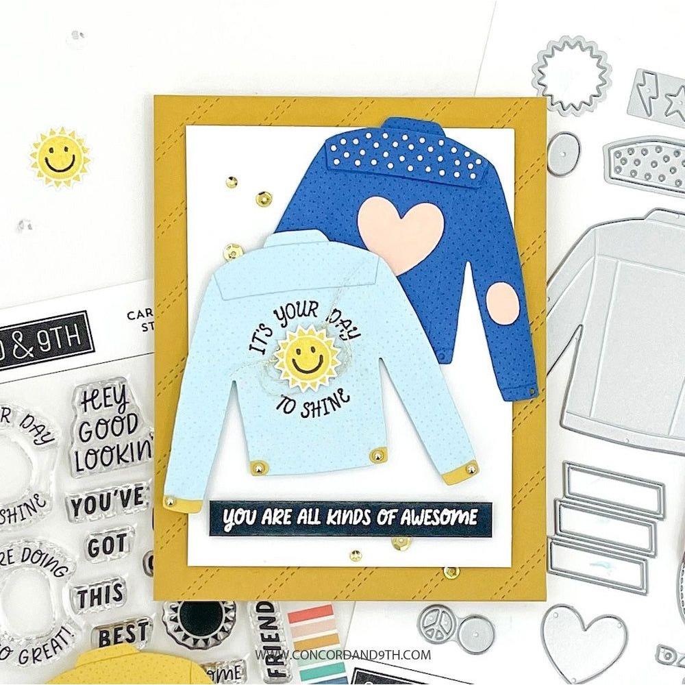 Concord & 9th Carpe Denim Stamp and Die Bundle awesome