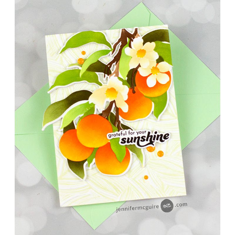 Altenew Craft Your Life Project Kit Tangerine Grove alt10224bn sunshine | color-code:ALT01