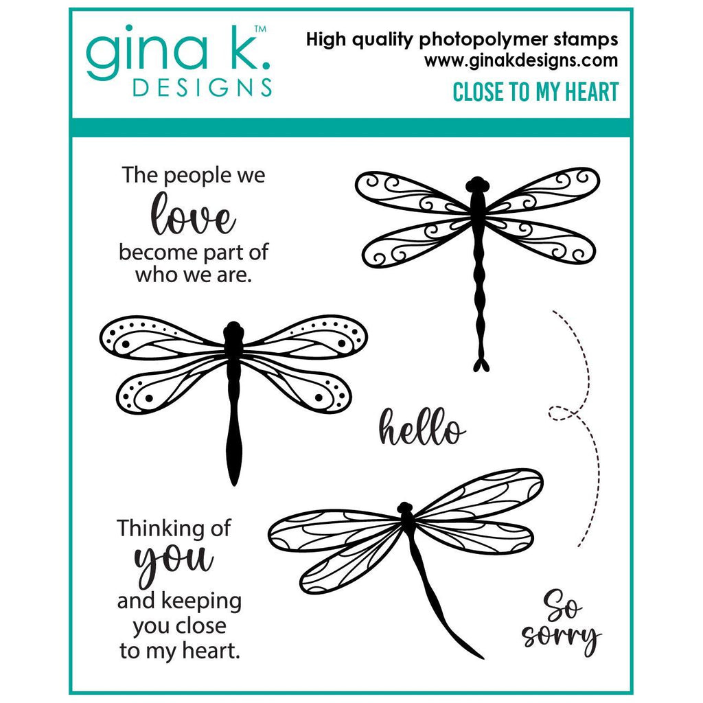 Gina K Designs Close to My Heart Clear Stamps gkd226