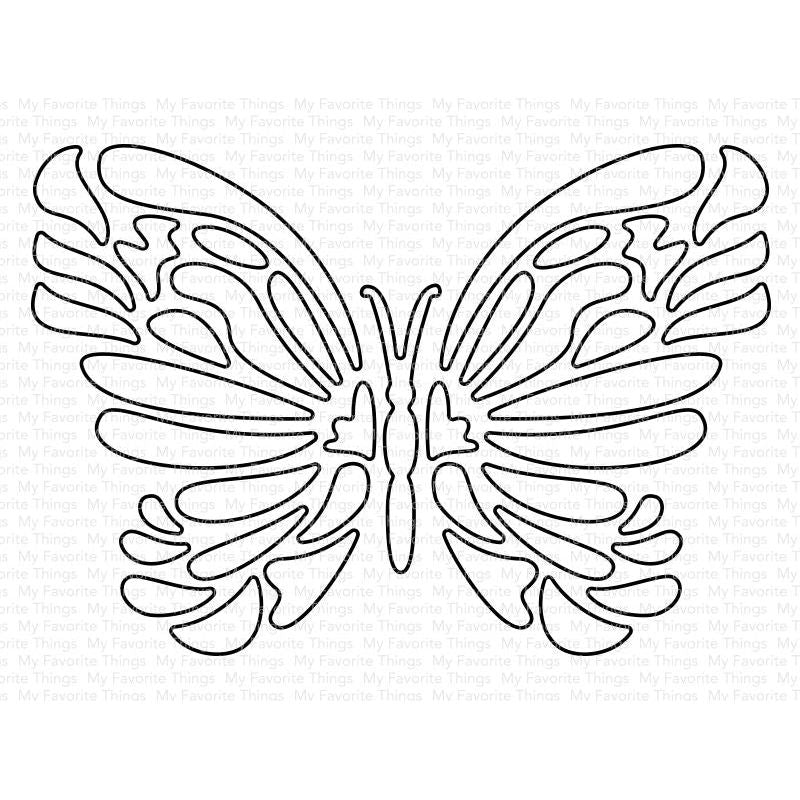 My Favorite Things Peek-A-Boo Butterfly Die Die-Namics mft2781