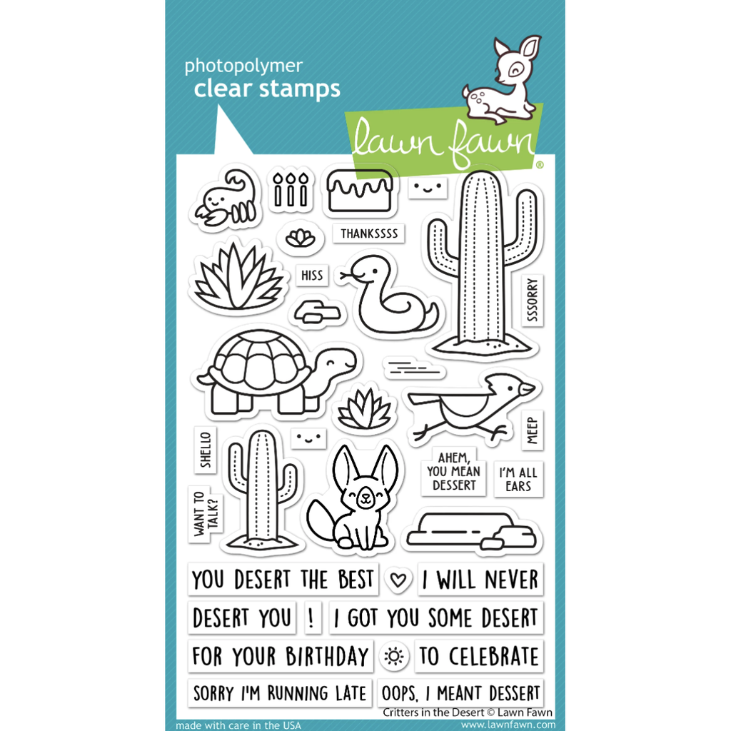 Lawn Fawn Critters in the Desert Clear Stamps lf3415