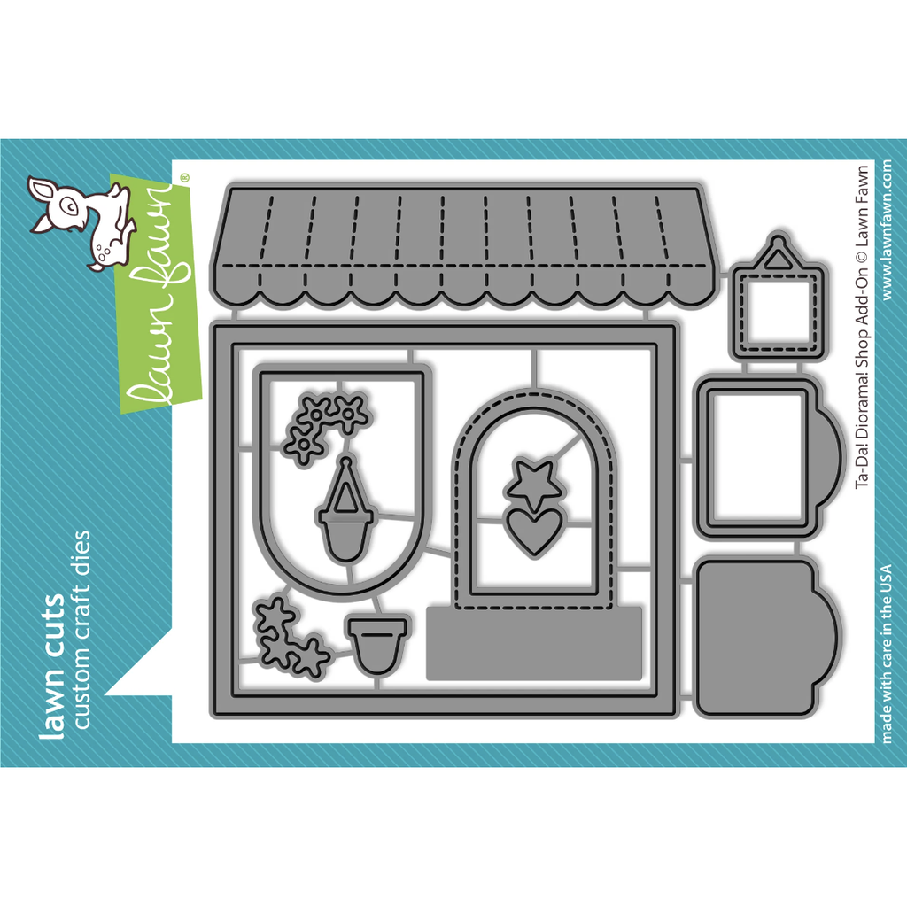 Lawn Fawn Ta-Da! Diorama! Shop Add-On Dies lf3434