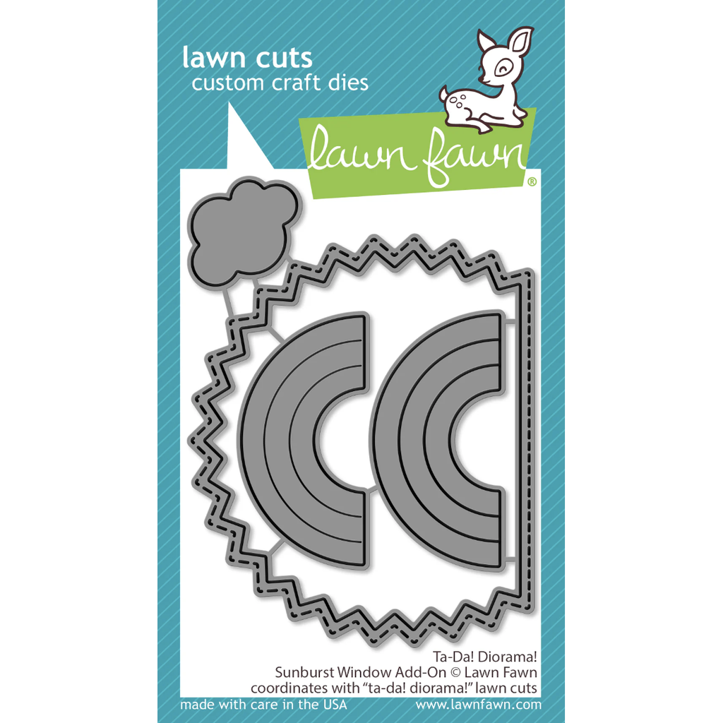 Lawn Fawn Ta-Da! Diorama! Sunburst Window Add-On Dies lf3435