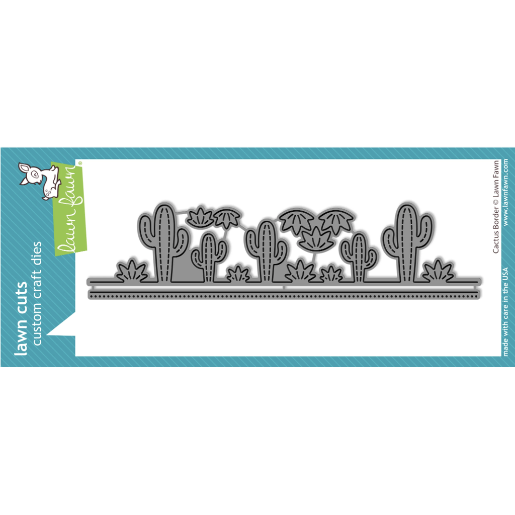 Lawn Fawn Cactus Border Die lf3436