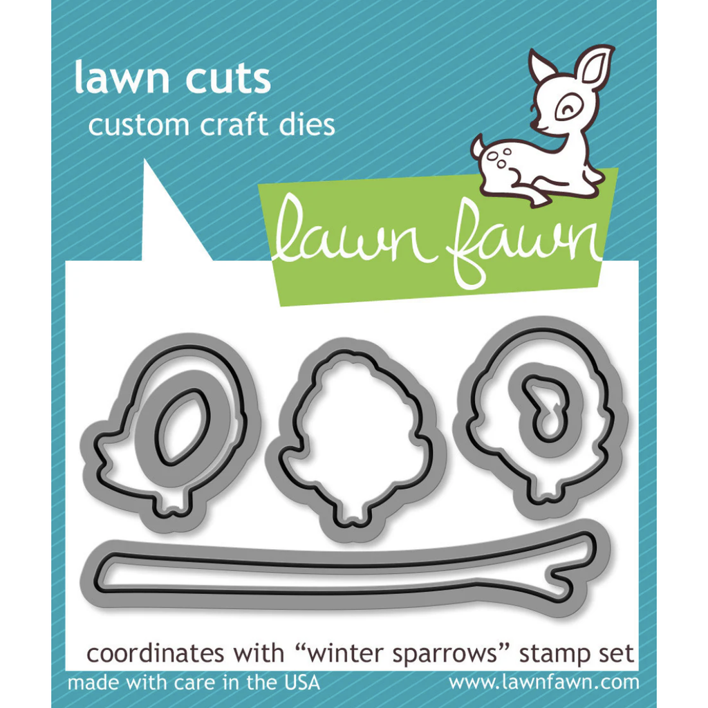 Lawn Fawn Winter Sparrows Coordinating Dies lf573