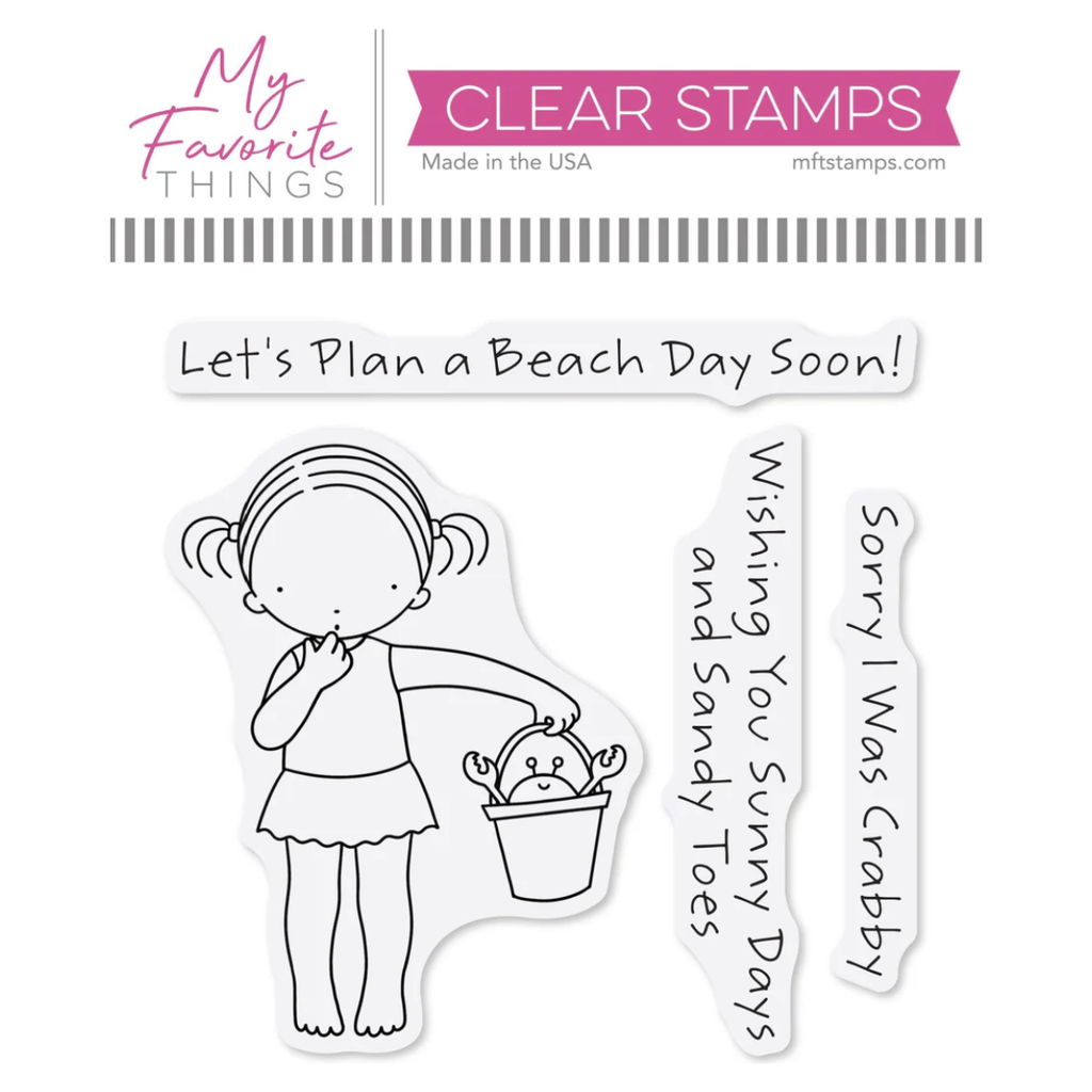 My Favorite Things Sunny Days and Sandy Toes Clear Stamps pi349