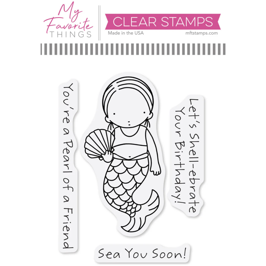 My Favorite Things Pearl of a Friend Clear Stamps pi348