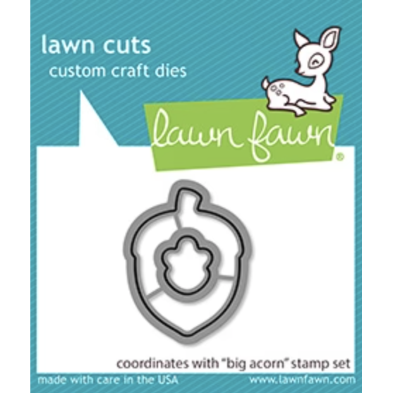 Lawn Fawn Big Acorn Die Cuts lf2404