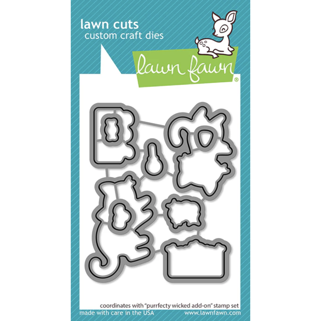 Lawn Fawn Purrfectly Wicked Add-On Die Cuts lf2667