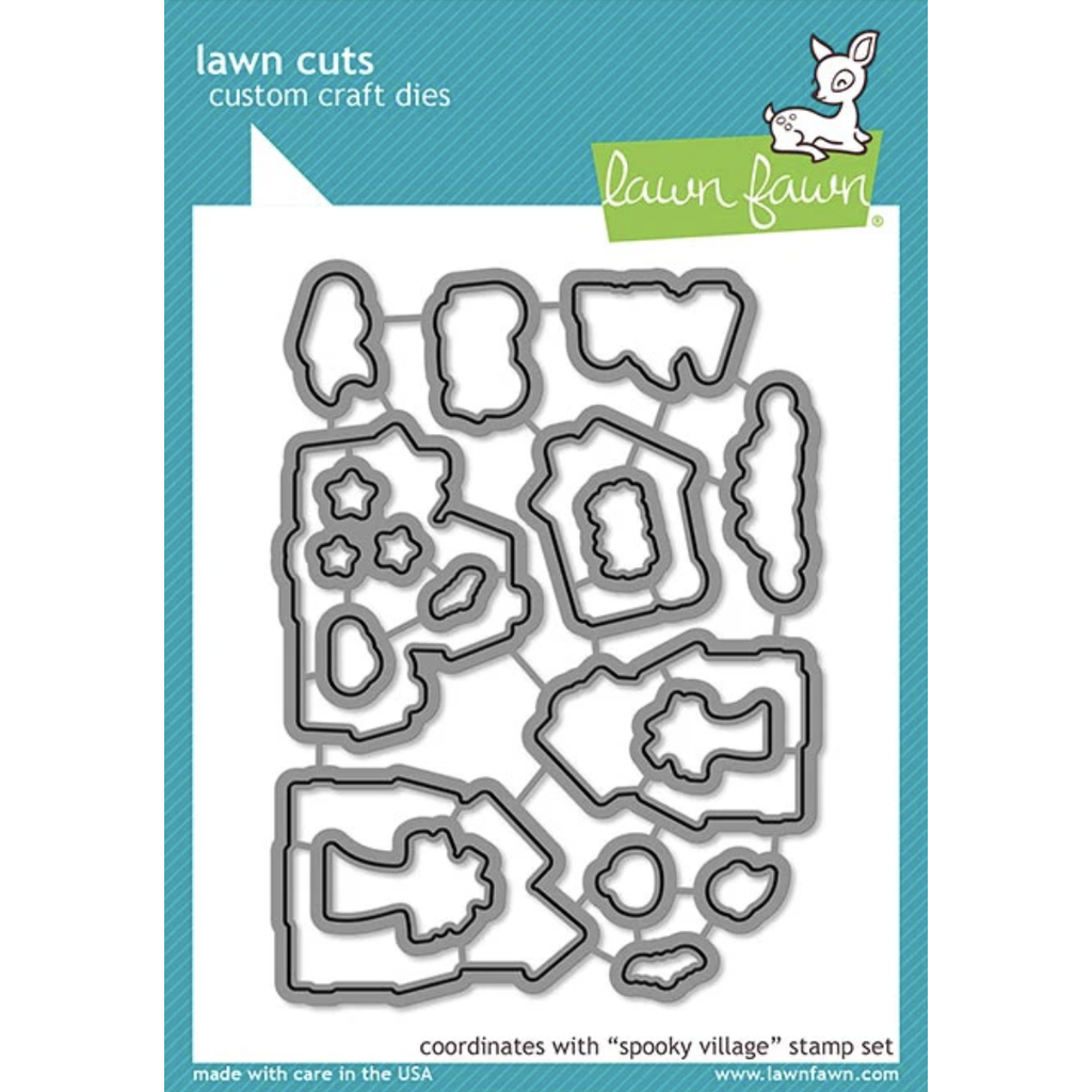 Lawn Fawn Spooky Village Custom Craft Dies lf2015