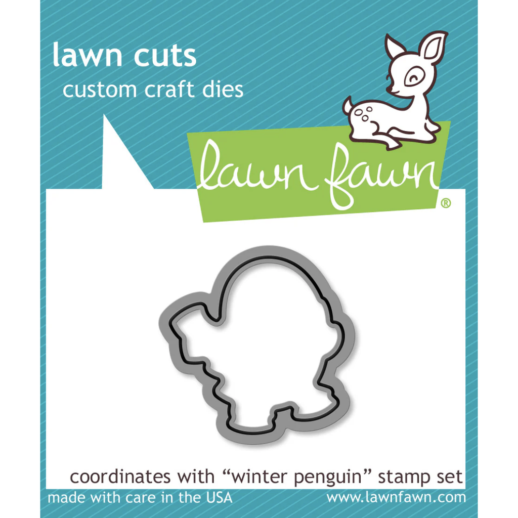 Lawn Fawn Winter Penguin Lawn Cut Die lf728