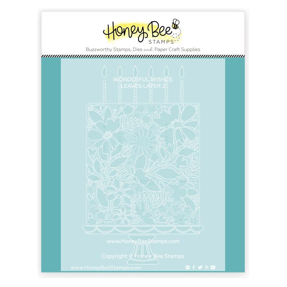 Honey Bee Wonderful Wishes Stencil Set Of 6 hbsl-147 Detailed Product View