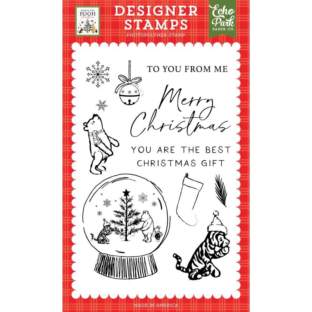 Echo Park Snow Globe Scene Stamp And Die Bundle Clear Stamp Set