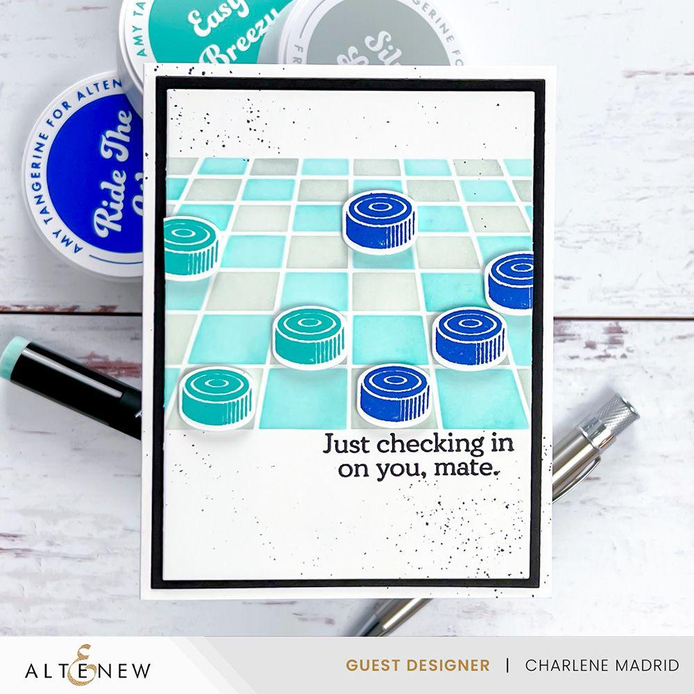 Altenew Perfect Mate Clear Stamps alt8826 checkers