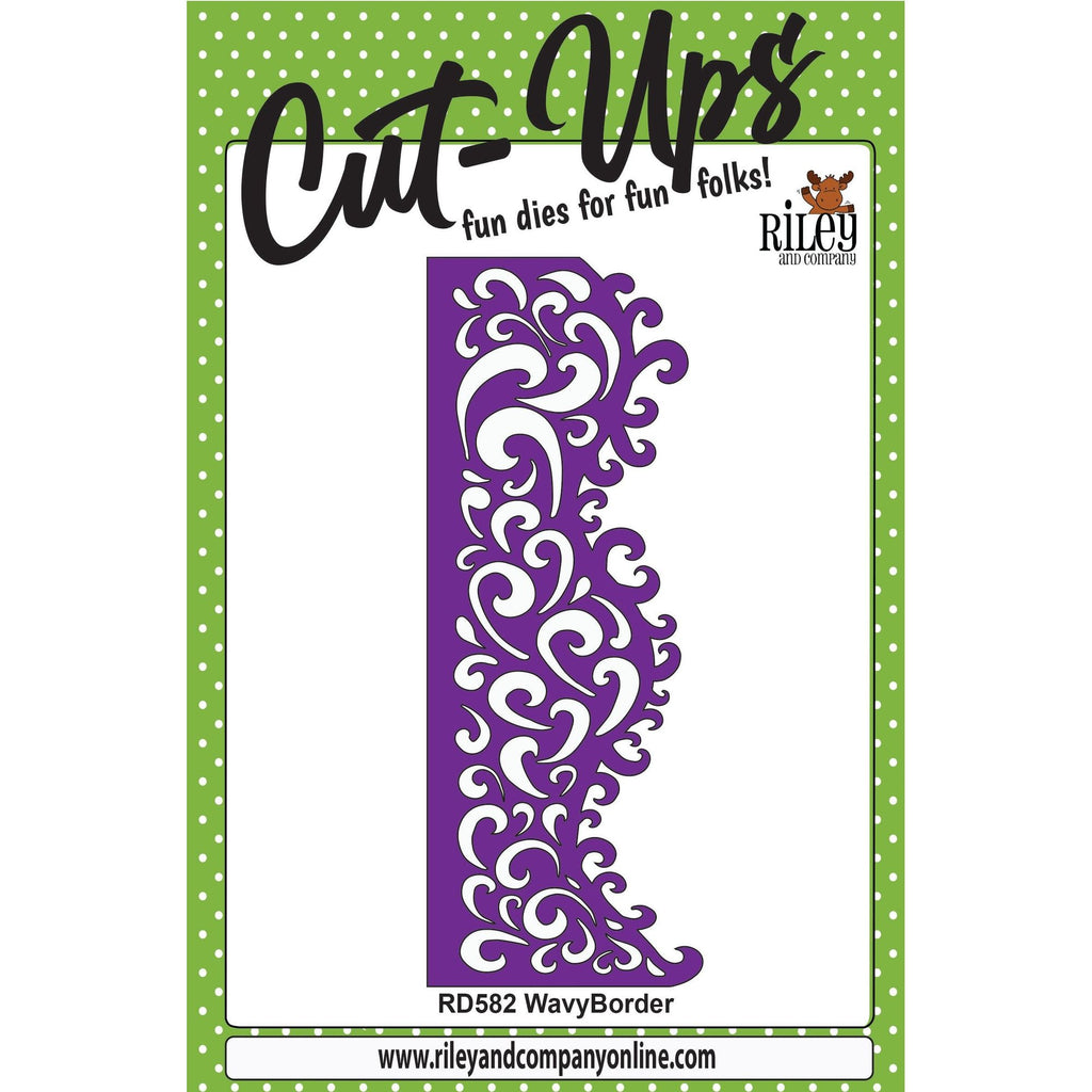 Riley And Company Cut Ups Wavy Border Die rd582