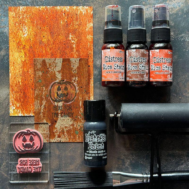 Tim Holtz Distress Burning Ember Mica Stain Ranger tsh87151 Halloween Cards | color-code:ALT01